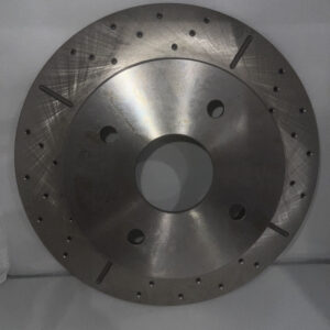 REAR BRAKE ROTOR, SLOTTED